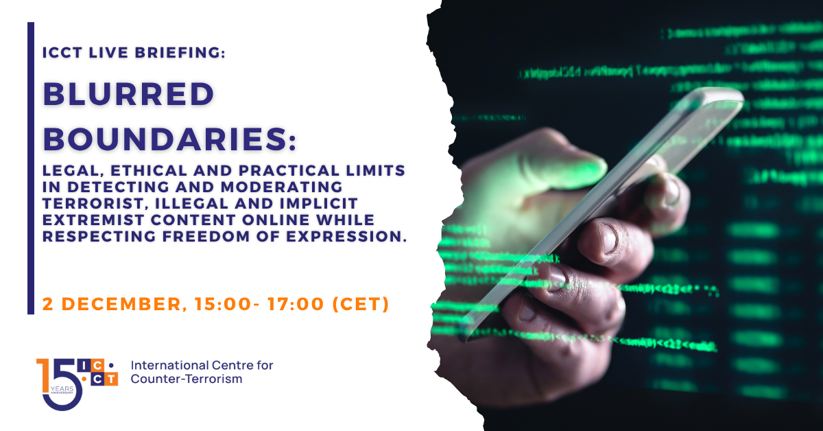 Promotional Image Advertising ICCT Briefing Blurred Boundaries on 02.12.2025 