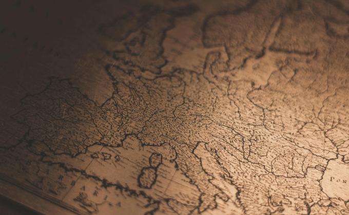 Jakob Braun map of Europe Unsplash