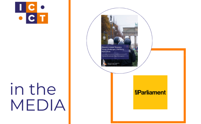 cover of one icct report and the logo of the parliament magazine